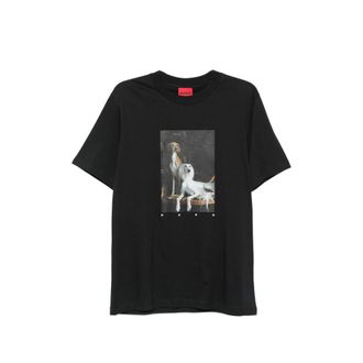 HUGO BOSS Dog-print T-shirt