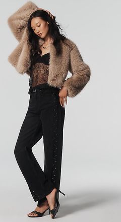 Reformation Cary High-Rise Slouchy Wide-Leg Jeans