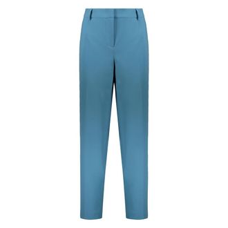 Moschino Cropped Trousers, female, Blue, Size: XS Elegant Pants