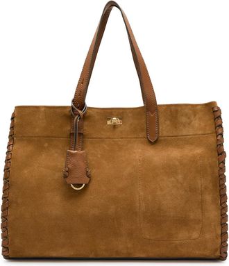 Anya Hindmarch Mortimer Leather and Suede Tote bag - Brown - One Size