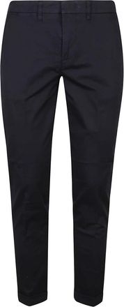 Fay Galassia Dark Capri Classic Pant - Heren - Slim Fit Broeken - Blauw - W31 - Katoen - Broeken
