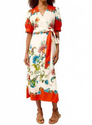 Marie Oliver Rita Wrap Dress In Cartagena Print