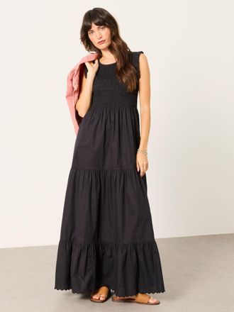 Fat Face FatFace Anais Black Petite Maxi Dress