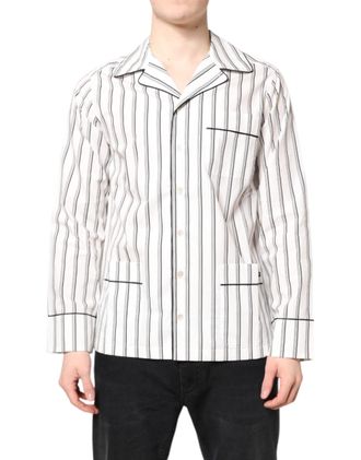 Dolce & Gabbana Mens Lounge Shirt White Cotton