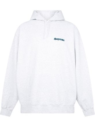SUPREME Love drawstring hoodie - unisex - Cotton - M - White