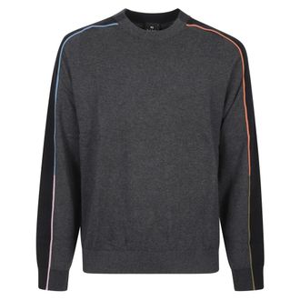 Paul Smith Jersey de cuello redondo - Knitwear - Hombre - Negro - XL