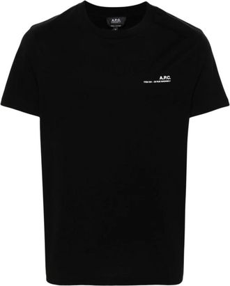 A.P.C. A.p.c., Heren, Tops, Zwart, Maat: L Jersey