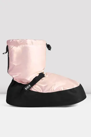 Bloch Adult Metallic Warm Up Booties, Vibrant Purple Metallic Nylon