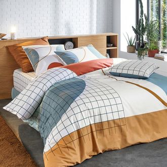 La Redoute Interieurs Dekbedovertrek in katoen, Melbourne