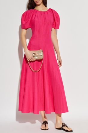 Tory Burch Short Sleeve Dress, Womens, Pink