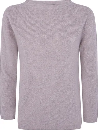 Fabiana Filippi Sweater Boatneck Lurex Platinum
