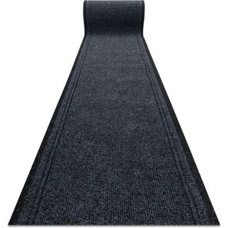 RugsX Felpudo Alfombra De Pasillo Con Refuerzo De Goma M&aacute;laga Antracita 2082 100 Cm Grey 100x470 Cm