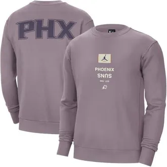 Jordan Brand Mens Jordan Brand Purple Phoenix Suns Courtside Statement Edition Heavyweight Pullover Sweatshirt at Nordstrom, Size Xx-Large
