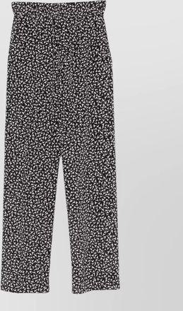 Dries Van Noten printed silk tailored shorts