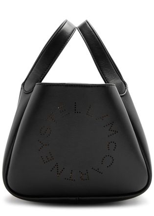 Stella McCartney Stella Mccartney Stella Logo Faux Leather Cross-body bag - Black - One Size