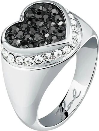 Karl Lagerfeld Klayd 27 Ring - Dames - Ringen - Grijs - 57 MM - Accessoires