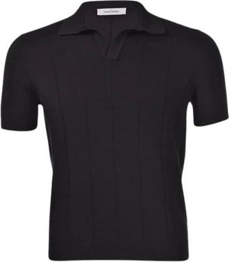 Gran Sasso Tops, Heren, Zwart, 5Xl, Polo Shirts