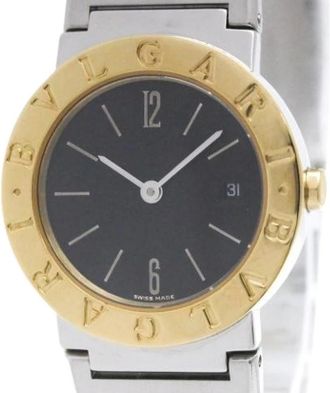 Bulgari Pre-owned Bb 26Sgd Polshorloge - Dames - Vintage Horloges - Zwart - ONE Size - Vintage