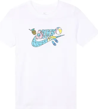 Nike (WMNS) Nike Sportswear Short Sleeve Pool White CI1130-100