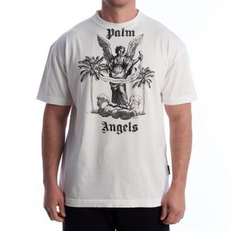Palm Angels Heren T-shirt met Korte Mouwen en Print PMAA072F23JER0030110