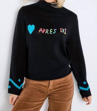 Lisa Todd Apres Ski Sweater In Black