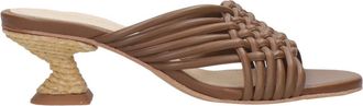 Paloma Barcel&oacute; Sandals Leather Brown