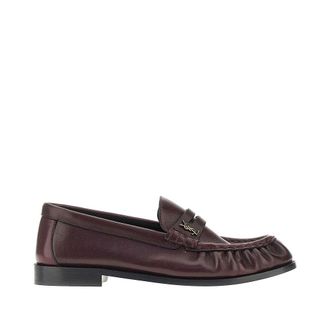 Saint Laurent Leather loafers with Cassandre logo Man 39