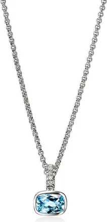 John Hardy Sterling Silver Peridot Pendant Necklace at Nordstrom, Size 18
