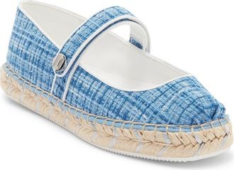 Karl Lagerfeld Mikai Mary Jane Espadrille Flat in Cornflower Blue at Nordstrom Rack, Size 7.5