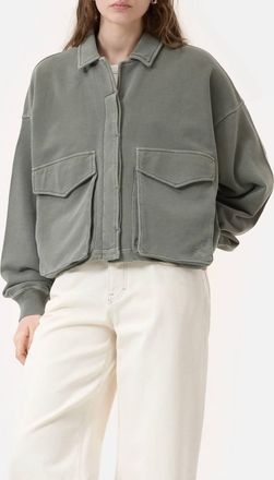 Closed Heritage Jacket In Faded Green