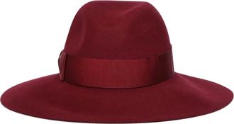 Borsalino ribbon hat - Rood