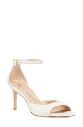 Stuart Weitzman Nudistia 75 Sandal in Cream at Nordstrom Rack, Size 8.5