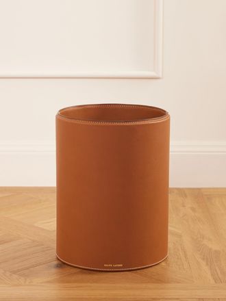 Ralph Lauren Home Cestino In Pelle Brennan - Marrone