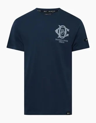 Duck and Cover Mens Randolph T-Shirt - Navy - Size: 2X large