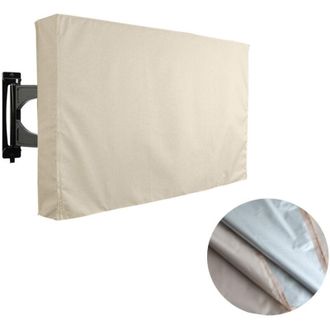 OEM Funda Para Tv De Tela Oxford Beige Crezuo-crezuo