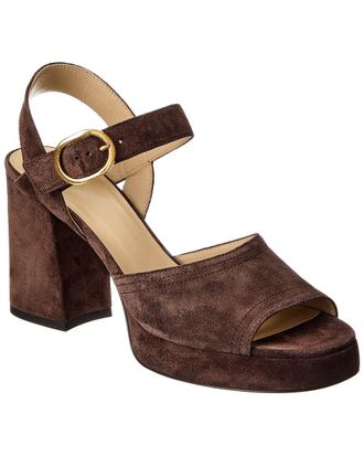 Valentino Vlogo Signature 100 Suede Sandal