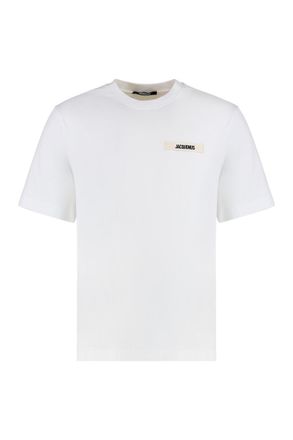 Jacquemus Gros Grain Cotton Crew-Neck T-Shirt
