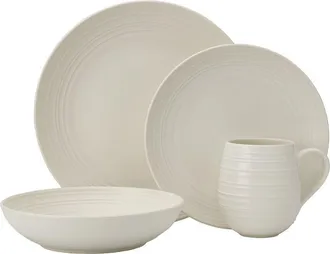 Mikasa Swirl Coupe 4Pc Place Setting, Service For 1