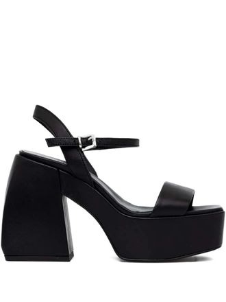 Pinko 120mm platform heeled sandals - Black