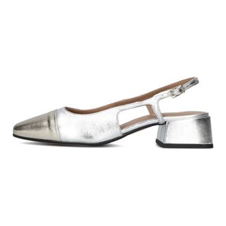 Notre-V Schoenen, Dames, Grijs, 38 EU, Leer, Pumps