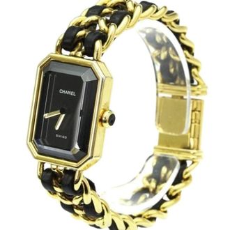 Chanel Pre-owned Watches, female, Black, Size: ONE SIZE Pre-owned Premiere rock quartz watch