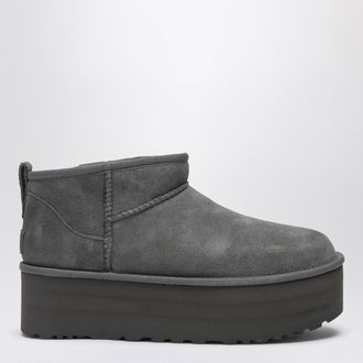 UGG Stivaletti Classic Ultra Mini con plateau grigi