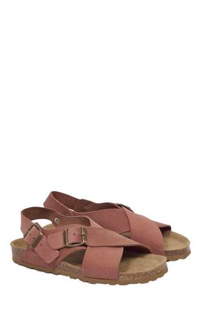 Celtic & Co. Crossover Buckle Sandal in Terracotta at Nordstrom, Size 12