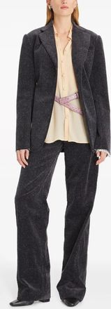 Tory Burch Tory Burch Womens Pantalone - Dark Grey Cotton - Size EU 32 (Womens)