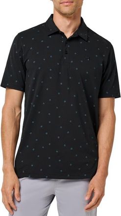 Travis Mathew Performance Jersey Polo in Black at Nordstrom, Size Xx-Large