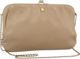 Celine Pre-owned Vintage Schoudertas - Dames - Vintage Clutch - Beige - ONE Size - Leer - Vintage