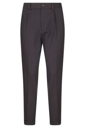 Paolo Pecora Dark Brown Ventre Piatto Tecnolana Tailored Trousers