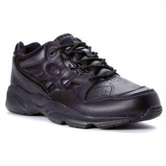 Prop&eacute;t Mens Stability Walker Walking Shoes - Extra Wide In Black