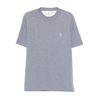 Brunello Cucinelli Logo Crew-neck T-shirt