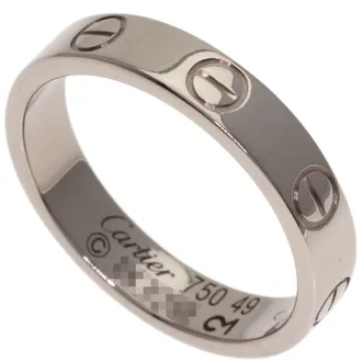 Cartier White Gold (18K) Band Ring (Pre-Owned)